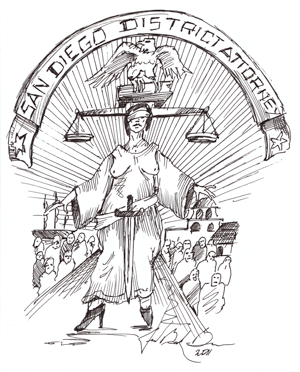 Political Cartoon by David Beck-Brown