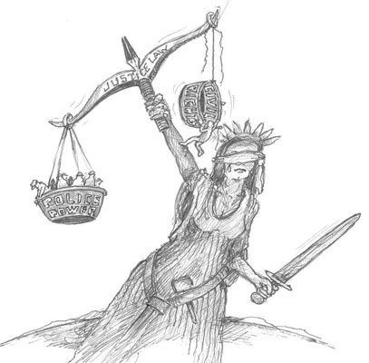 Political Cartoon by David Beck-Brown