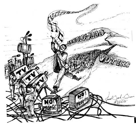 Political Cartoon by David Beck-Brown