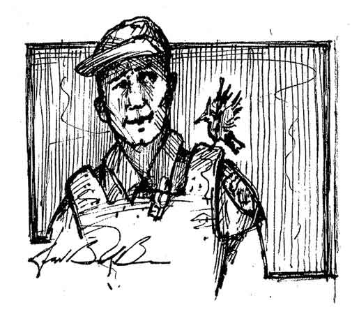 Wild Prison Life - Political Cartoon by David Beck-Brown