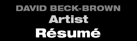 David Beck-Brown - Writer - Resum&eacute;